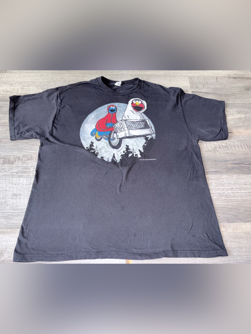 2013 Sesame Workshop tee Cookie Monster Elmo ghost ET Halloween RARE